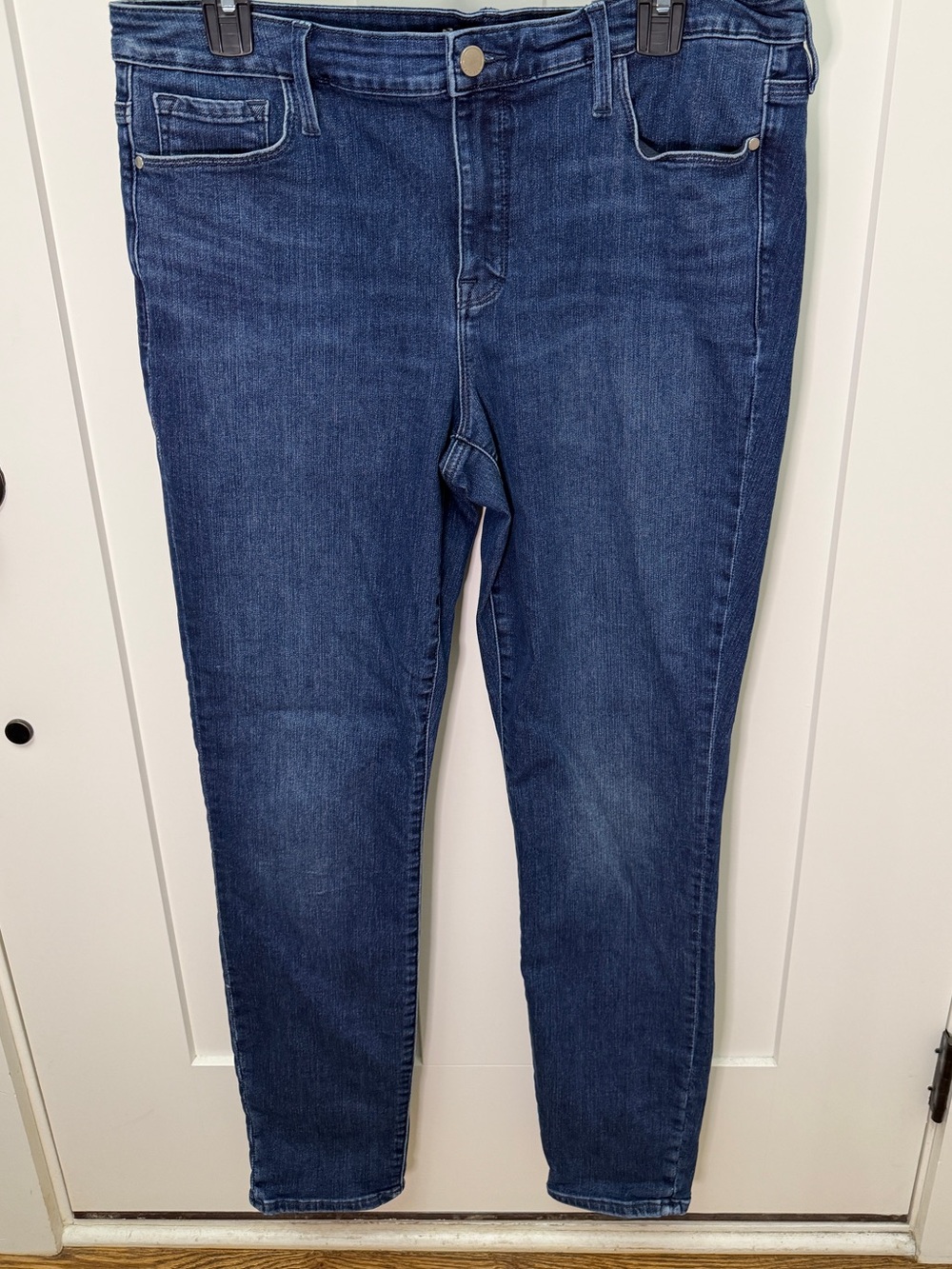 Athleta Dark Blue Women's Stretch Denim Jeans - TALL